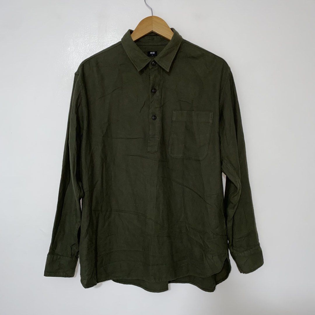 UNIQLO men flannel top (Category: Formal Shirts) located in San Jose del Monte. Submitted by mamiracky (Listing ID 1467476944, Image 3). Description: .