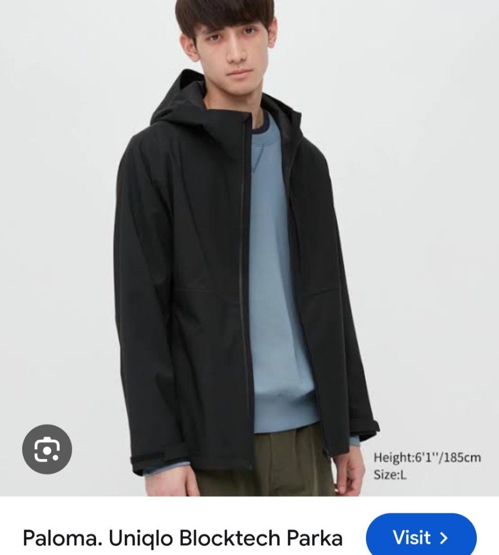 UNIQLO Men's Blocktech Parka (Category: Coats, Jackets and Outerwear) located in Basista. Submitted by purpleens_shop (Listing ID 1467403312, Image 1). Description: .