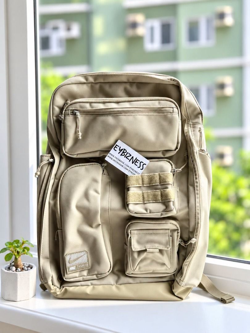 Utility Elite Backpack Desert Khaki (Category: Backpacks) located in Quezon City. Submitted by eybizness (Listing ID 1467477361, Image 1). Description: For Sale Utility Elite Backpack Desert Khaki 37L 13" W x 19" H x 6" D With Laptop compartment Haul handle Zippered tech pocket Body: 100% polyester. Lining: 93% polyester/7% ethylene vinyl acetate (EVA) 3,495 PHP BELOW SRP (5,995 PHP) Brand new Shipping: LBC / Lalamove / Grab Pick up: Fairview Que