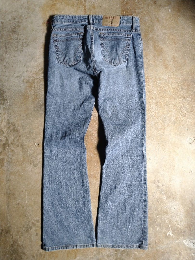 Vintage Aeropostale Bootcut Flare Jeans (Category: Jeans) located in Abucay. Submitted by keithdarwin (Listing ID 1467494553, Image 2). Description: Aeropostale Bootcut Flare Jeans W: 31" L: 39.5" Leg Opening: 9" Thigh: 9" Rise: 9.5" Price: ₱599 FREE SHIPPING MoP: GCash or Maribank Strictly PAYMENT FIRST Location: Bulacan Ships via JnT.
