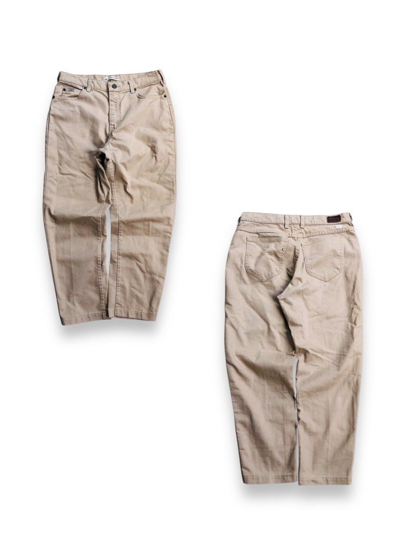 Vintage Lee Straight Cut Pants (Category: Jeans) located in Angeles City. Submitted by wwdrip (Listing ID 1467512120, Image 1). Description: VINTAGE LEE PANTS ♻️ waist : 30-32 length : 37 leg open : 7 color rate : 9.5/10 | excellent to as new issue : no issue | check details ₱500.