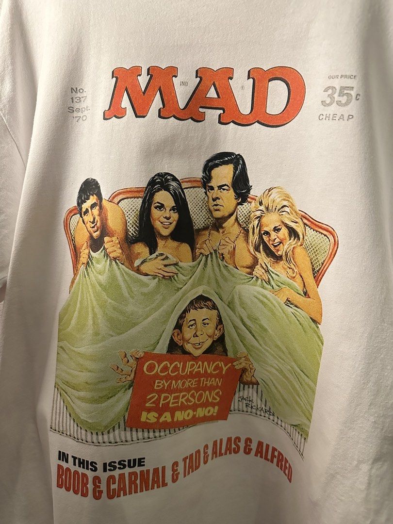 vintage MAD shirt (Category: Tshirts & Polo Shirts ) located in Calamba. Submitted by twstwrld (Listing ID 1467471784, Image 2). Description: auth pro club size xl 23x29.