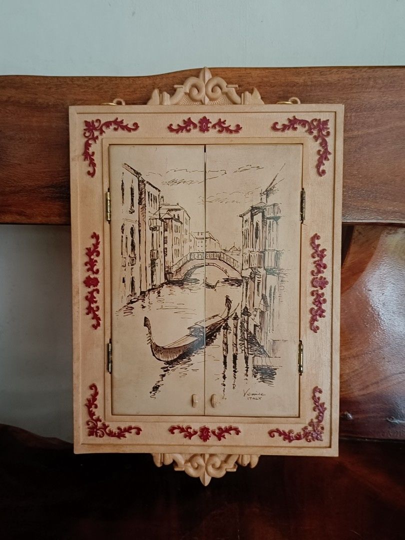 Vintage Venice-Themed Wall Mirror/Cabinet (Category: Vintage Collectibles) located in Imus. Submitted by ABrielleC (Listing ID 1467481565, Image 3). Description: Video Link https://youtube.com/shorts/FjJjINPdKXA?si=mt4U4Fh8XmZaknK2 Plastic Material Made in Japan Height-15in Length-9.75in Weight-1kg Japan Surplus Item First to pay Loc Imus Cavite.