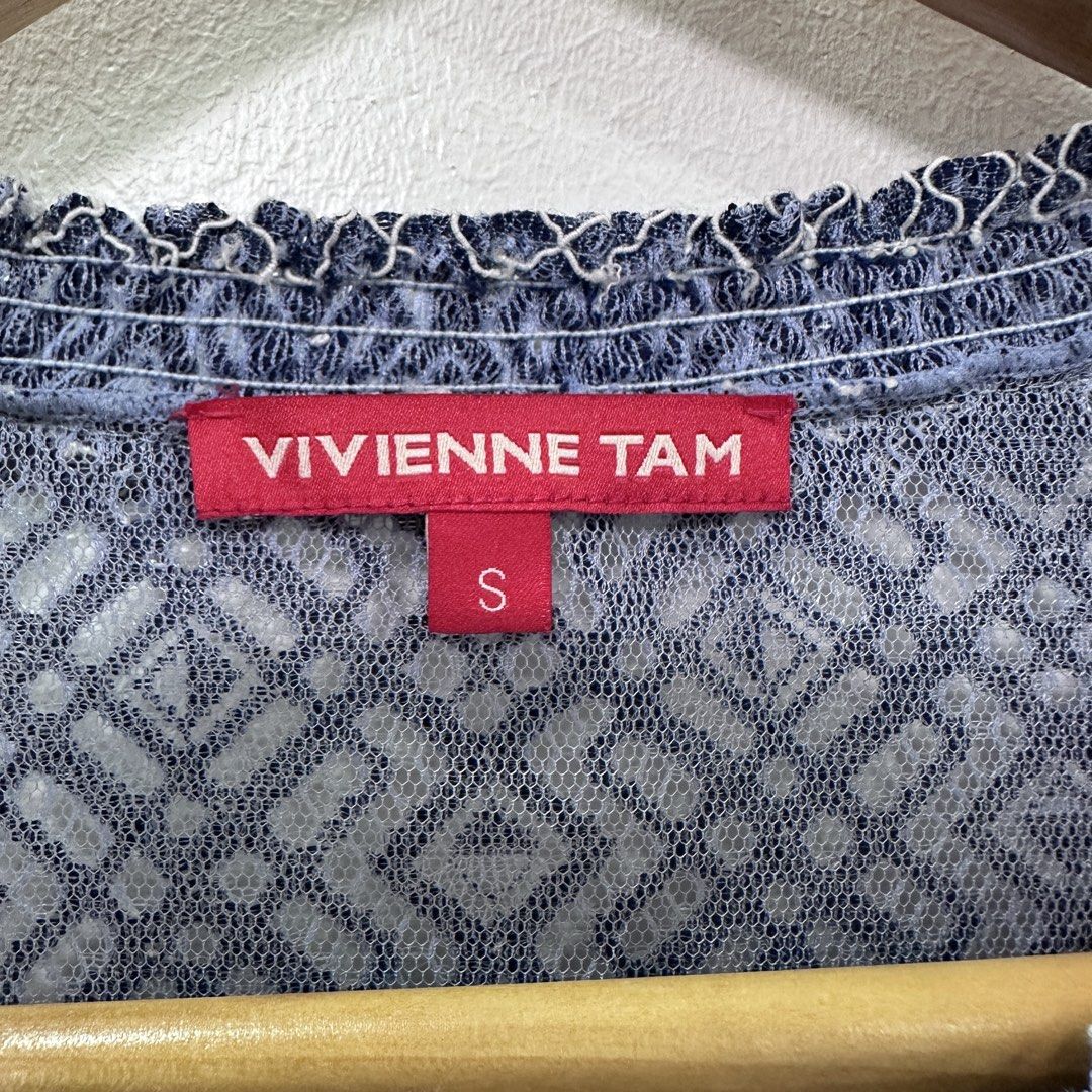 VIVIENNE TAM | Peacock Embroidery Blouse (Category: Blouses) located in Lapu Lapu. Submitted by nervecloset (Listing ID 1467451238, Image 3). Description: VIVIENNE TAM | Peacock Embroidery Blouse Small on tag W = 18.5 inches L = 21 inches Excellent condition 2850 + sf .