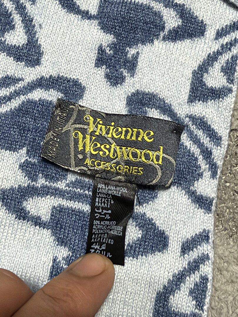 Vivienne Westwood - Monogram Wool Shawl (Category: Scarves) located in Cavite. Submitted by commoncourtesy (Listing ID 1467431457, Image 2). Description: Made in italy.
