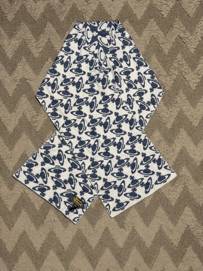 Vivienne Westwood - Monogram Wool Shawl (Category: Scarves) located in Cavite. Submitted by commoncourtesy (Listing ID 1467431457, Image 1). Description: Made in italy.