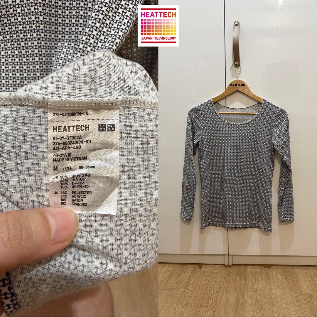 W Uniqlo heattech printed 01935 (Category: Longsleeves) located in Paranaque City. Submitted by kkattspreloved2 (Listing ID 1467482574, Image 1). Description: Medium on tag ❗️Items are already washed and ready to wear ❗️Mixed of personal preloved items and personal handpicked ❗️Limit your Expectations based on the price of the items that you are buying ❗️Reservation for paid items only ❗️Payment first basis no to COD ❗️No sh0pee check out ❗️No ru