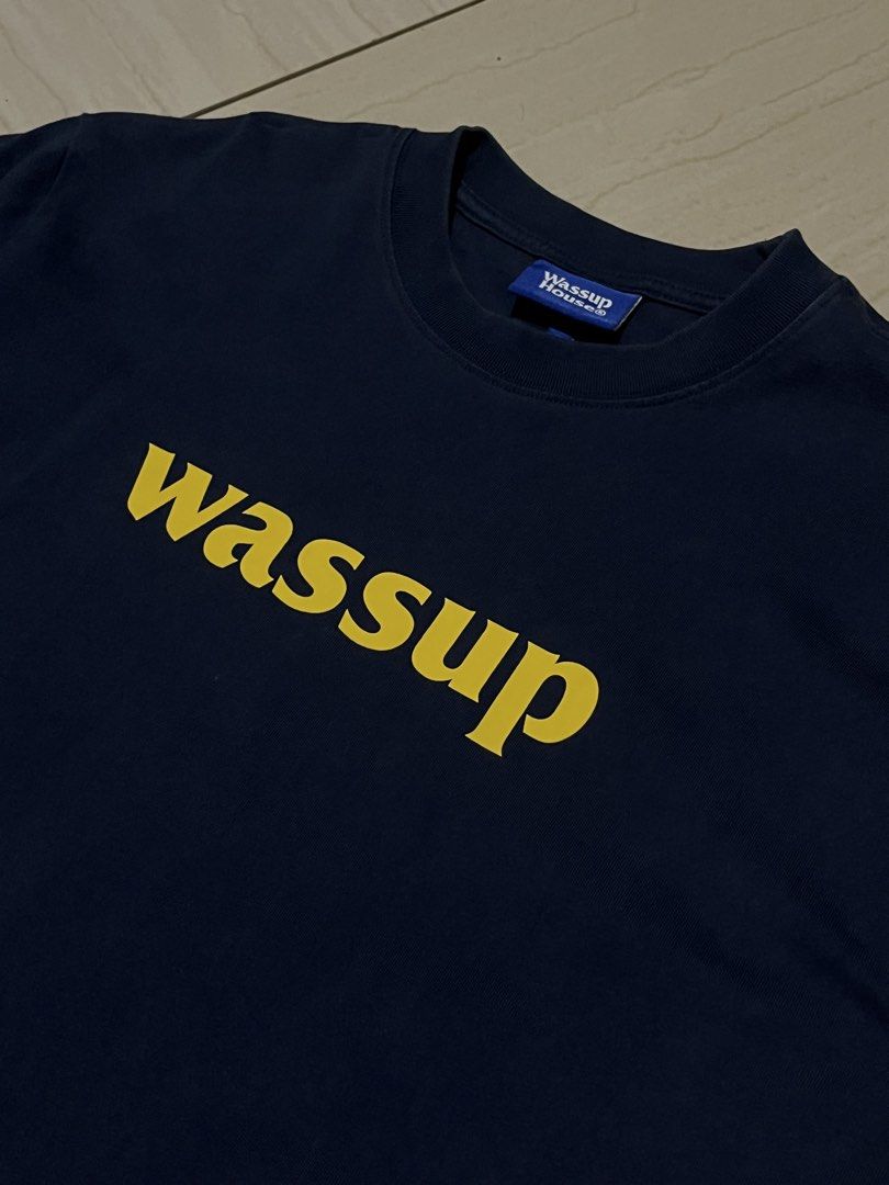 Wassup Shirt (Category: Tshirts & Polo Shirts ) located in Talisay. Submitted by arabell21 (Listing ID 1467583093, Image 2). Description: Good as new condition Size M on tag W20.5 L28 Color rate 9.5/10 No issue.