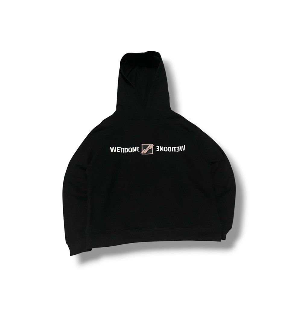 Welldone Rubber Logo Hoodie Jacket (Category: Hoodies) located in Bulacan. Submitted by sanjisthrift (Listing ID 1467519313, Image 1). Description: Size Medium to Large Width 23.5 Length 25.5 Excellent Condition 9/10.