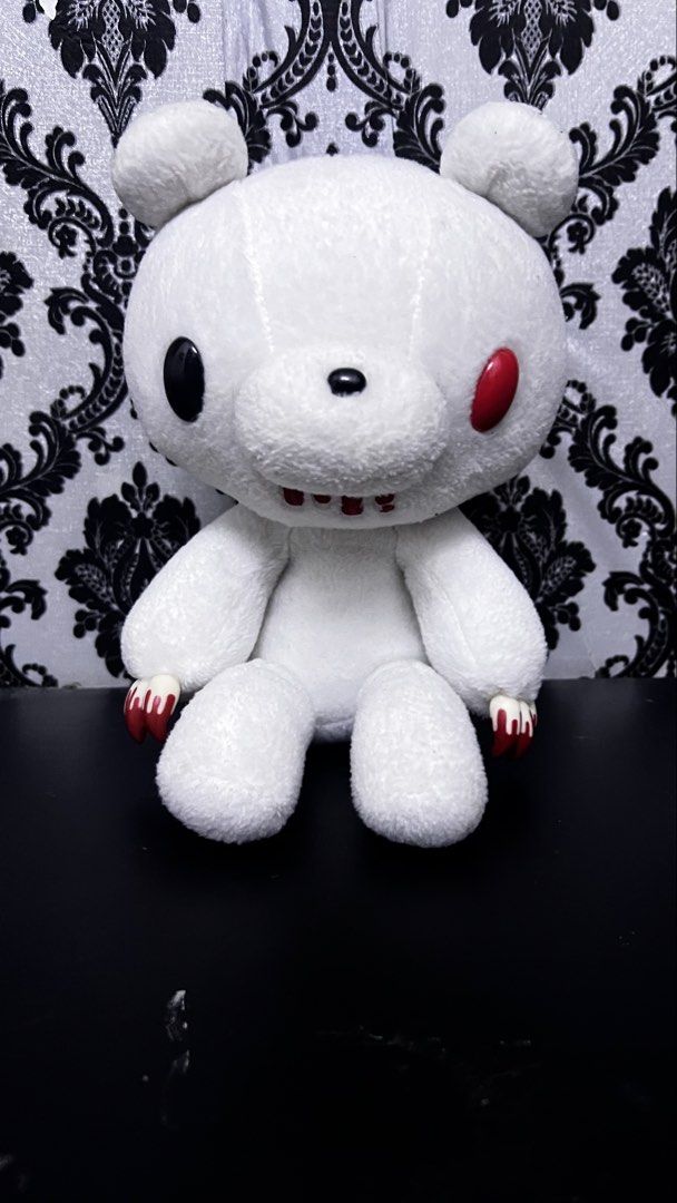 WHITE HALLOWEEN GLOOMY BEAR (Category: Plushies & Soft Toys) located in Bulacan. Submitted by darkside_apparel (Listing ID 1467468510, Image 1). Description: Flaws: No clothes Mine now pay later No cancellation No Return N Refund Reminder: We are not liable on any lost or damage of parcel..