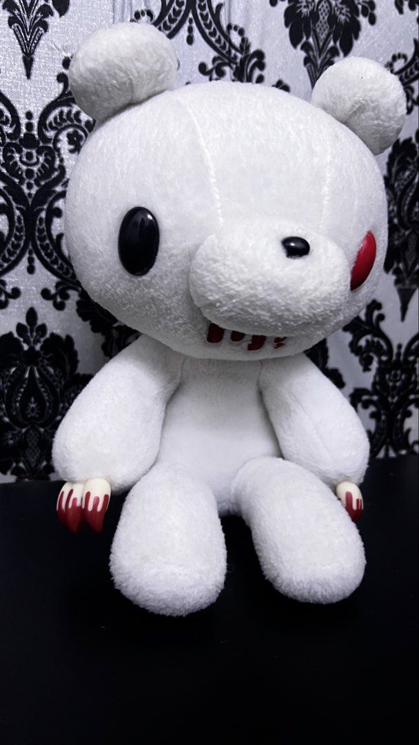WHITE HALLOWEEN GLOOMY BEAR (Category: Plushies & Soft Toys) located in Bulacan. Submitted by darkside_apparel (Listing ID 1467468510, Image 2). Description: Flaws: No clothes Mine now pay later No cancellation No Return N Refund Reminder: We are not liable on any lost or damage of parcel..