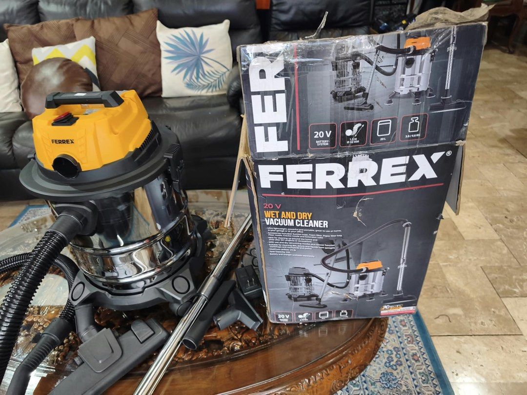 Wireless vaccuum (Category: Cleaning Tools & Supplies) located in Paranaque City. Submitted by chips24 (Listing ID 1467408243, Image 2). Description: For Sale Wireless Wet and Dry Vacuum - wireless - 20L - used once - comes with battery and charger for only 2.5k pick up at bf homes pque or add shipping fee.
