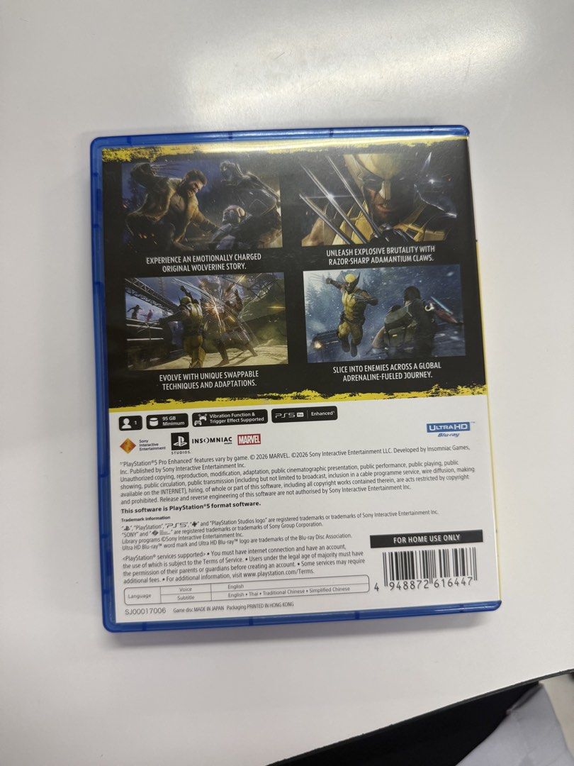 Wolverine Ps5 for Sale (Category: PlayStation) located in Pasig City. Submitted by mikollol (Listing ID 1467380526, Image 2). Description: Wolverine Ps5 for Sale For Sale: Wolverine Ps5 used codes 2900php Non negotiable na po/FIXED PRICE Kabibili lng last oct 1 Game is still in pristine condition since kabibili lng Rfs: tinapos lang ung game Location: UST MANILA Shipping or meetup.
