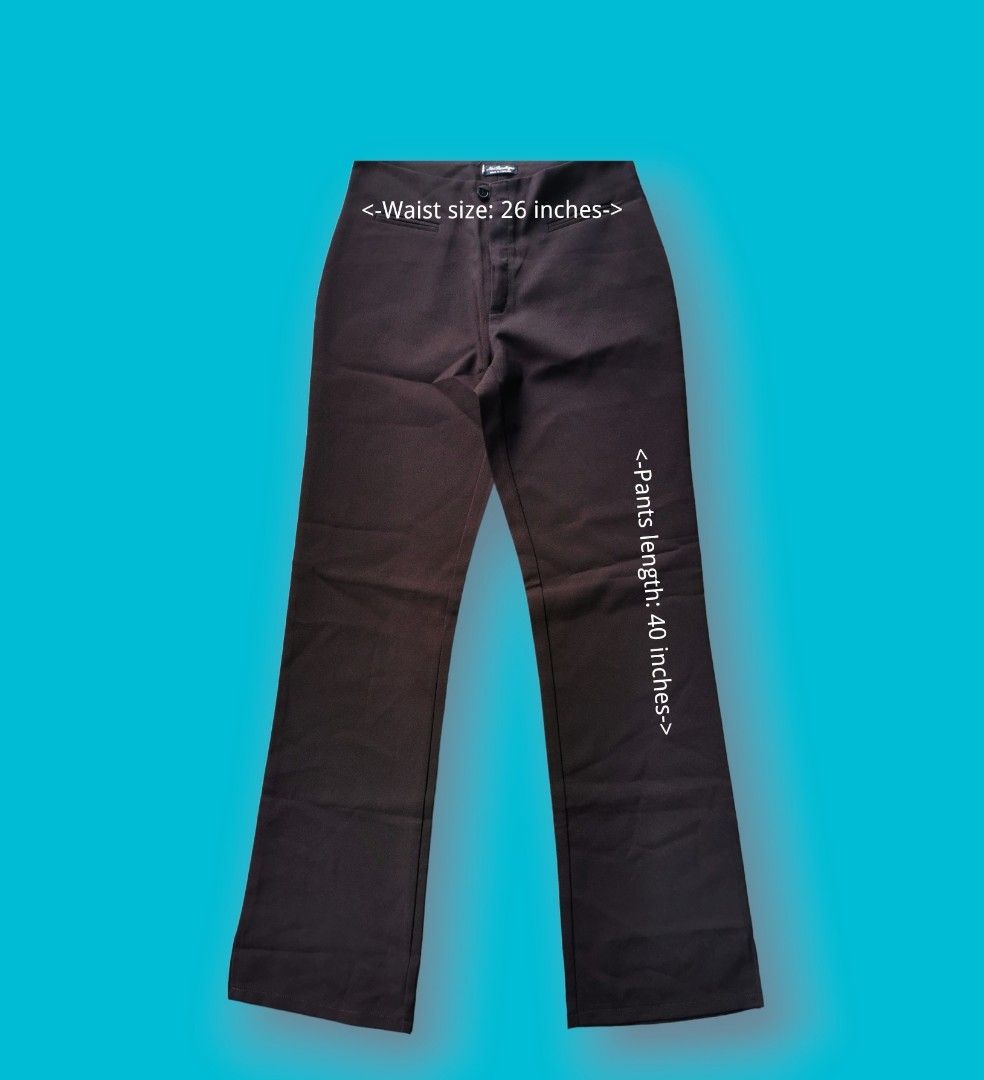 Womens Brown Flare Pants (Category: Other Bottoms) located in Bacoor. Submitted by nineties_kid (Listing ID 1467467971, Image 1). Description: >===> Womens Brown Flare Pants Size: Small Waist size: 26 inches Pants length: 40 inches Womens Sheer Casual Short Sleeve _________________________ -Modes Of Delivery: J&T/Lalamove/ LBC (Cash on Pick-up/COD) -Meet-up (Bacoor Cavite Area/Mandaluyong-Shaw,Hulo,Makati Ave) -Modes Of Payment: GCASH NO LAST MIN