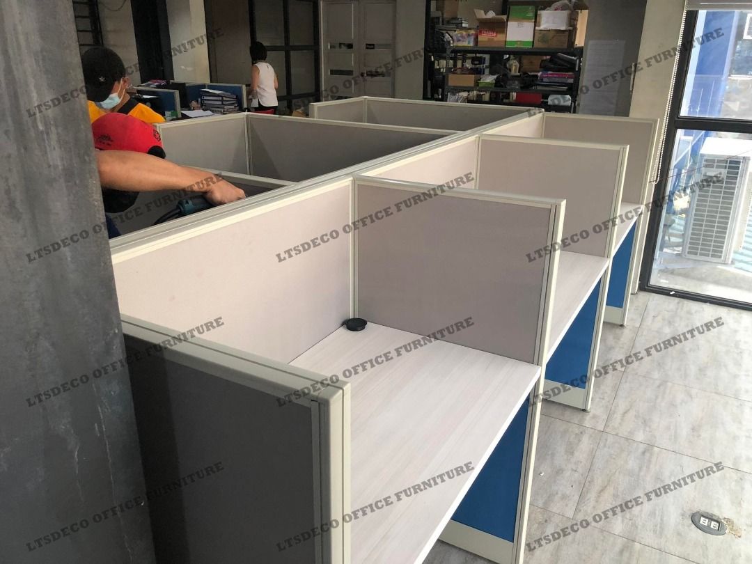 workstation tables customized office partition furnitures (Category: Office Furniture & Fixtures) located in Caloocan City. Submitted by cheska.ltsdeco (Listing ID 1467388904, Image 3). Description: 👉Are you looking for WORKSTATION, MODULAR CUBICLES OFFICE PARTITION, and OFFICE FURNITURE SUPPLIER? LTSDECO Furniture, is direct supplier, manufacturer, and trusted provider of high quality, affordable and durable modular office divider partition, ho