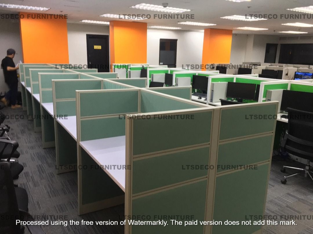 workstation tables modular customized office partitions (Category: Office Furniture & Fixtures) located in Caloocan City. Submitted by cheska.ltsdeco (Listing ID 1467389189, Image 3). Description: 👉Are you looking for WORKSTATION, MODULAR CUBICLES OFFICE PARTITION, and OFFICE FURNITURE SUPPLIER? LTSDECO Furniture, is direct supplier, manufacturer, and trusted provider of high quality, affordable and durable modular office divider partition, home