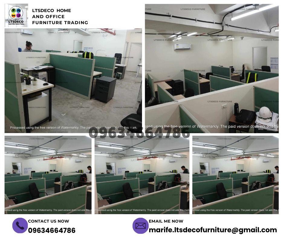 WORKSTATION TABLES MODULAR OFFICE PARTITION FURNITURES (Category: Office Furniture & Fixtures) located in Quezon City. Submitted by lailace (Listing ID 1467380452, Image 1). Description: 👉Are you looking for WORKSTATION, MODULAR CUBICLES OFFICE PARTITION, and OFFICE FURNITURE SUPPLIER? LTSDECO Furniture, is direct supplier, manufacturer, and trusted provider of high quality, affordable and durable modular office divider partition, home and offic