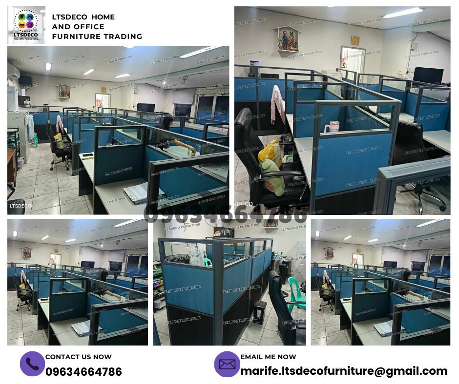 WORKSTATION TABLES MODULAR OFFICE PARTITION FURNITURES (Category: Office Furniture & Fixtures) located in Quezon City. Submitted by lailace (Listing ID 1467380452, Image 3). Description: 👉Are you looking for WORKSTATION, MODULAR CUBICLES OFFICE PARTITION, and OFFICE FURNITURE SUPPLIER? LTSDECO Furniture, is direct supplier, manufacturer, and trusted provider of high quality, affordable and durable modular office divider partition, home and offic