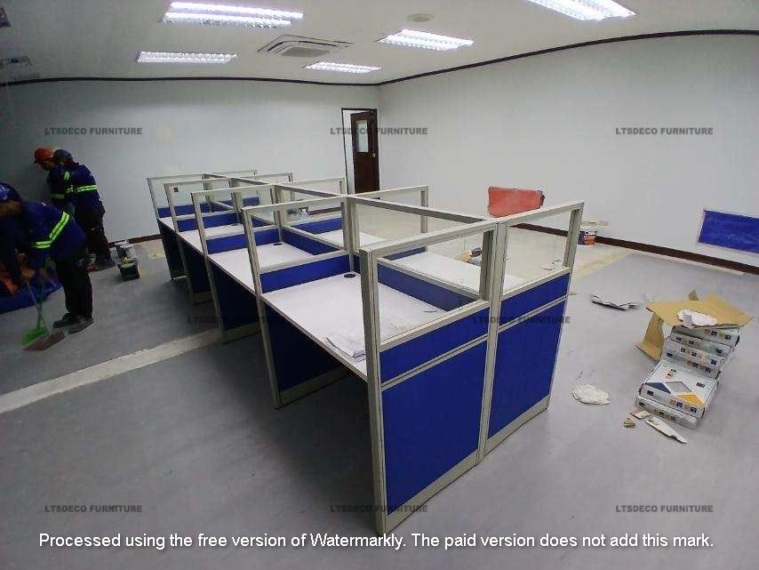 workstation tables modular office partition furnitures (Category: Office Furniture & Fixtures) located in Quezon City. Submitted by 09634664786 (Listing ID 1467388620, Image 3). Description: 👉Are you looking for WORKSTATION, MODULAR CUBICLES OFFICE PARTITION, and OFFICE FURNITURE SUPPLIER? LTSDECO Furniture, is direct supplier, manufacturer, and trusted provider of high quality, affordable and durable modular office divider partition, home and o