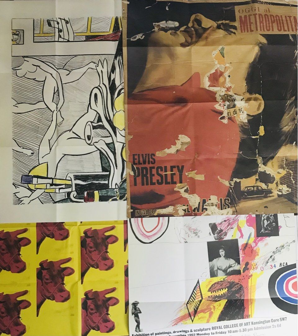 World of Pop Art Wall Decor (Category: Storybooks) located in Quezon City. Submitted by regiegeorg77224 (Listing ID 1467582607, Image 3). Description: Pop Artist Archives World of Pop Art Complete Wall Decor Iconic design For Sale set or individual 1k to 2k each 8k as Complete Set Total of 15 Wall Decor Includes: Elvis De Collage 1953 size 24x26 by Mimmo Rotella Cow Wallpaper 1966 size 37x19 by Andy Warhol The Dance 1972 size 20x26 by Roy Lichten
