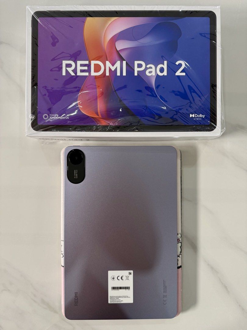 Xiaomi Redmi Pad 2 almost new (Category: Android) located in Quezon City. Submitted by the_answer_3 (Listing ID 1467410171, Image 2). Description: please read carefully to avoid asking questions that already posted. Xiaomi Redmi Pad 2 Lavender Purple (girl owner) - 4gb/128gb (Wifi version) - 11 inches, IPS LCD - Android 16 - Helio G100 Ultra - 9000 mah long lasting battery - Dolby Atmos - w/ memory card slot 1 month old, 100% no issues, 100% smoo