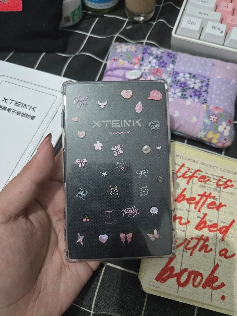 Xteink X4 (Category: E-Readers) located in Paranaque City. Submitted by chinxiaoxi (Listing ID 1467401994, Image 3). Description: I'm selling my Xteink X4 e-reader coz mas prefer kong magread ng physical books. Xteink X4 - 4 months old - no issue - super tagal malowbat!!! (Thrice ko palang na charge) - with box - with SD card - thriller books installed - with screen protector - with case and flip cover - with customize pouch - with magnet (yung i