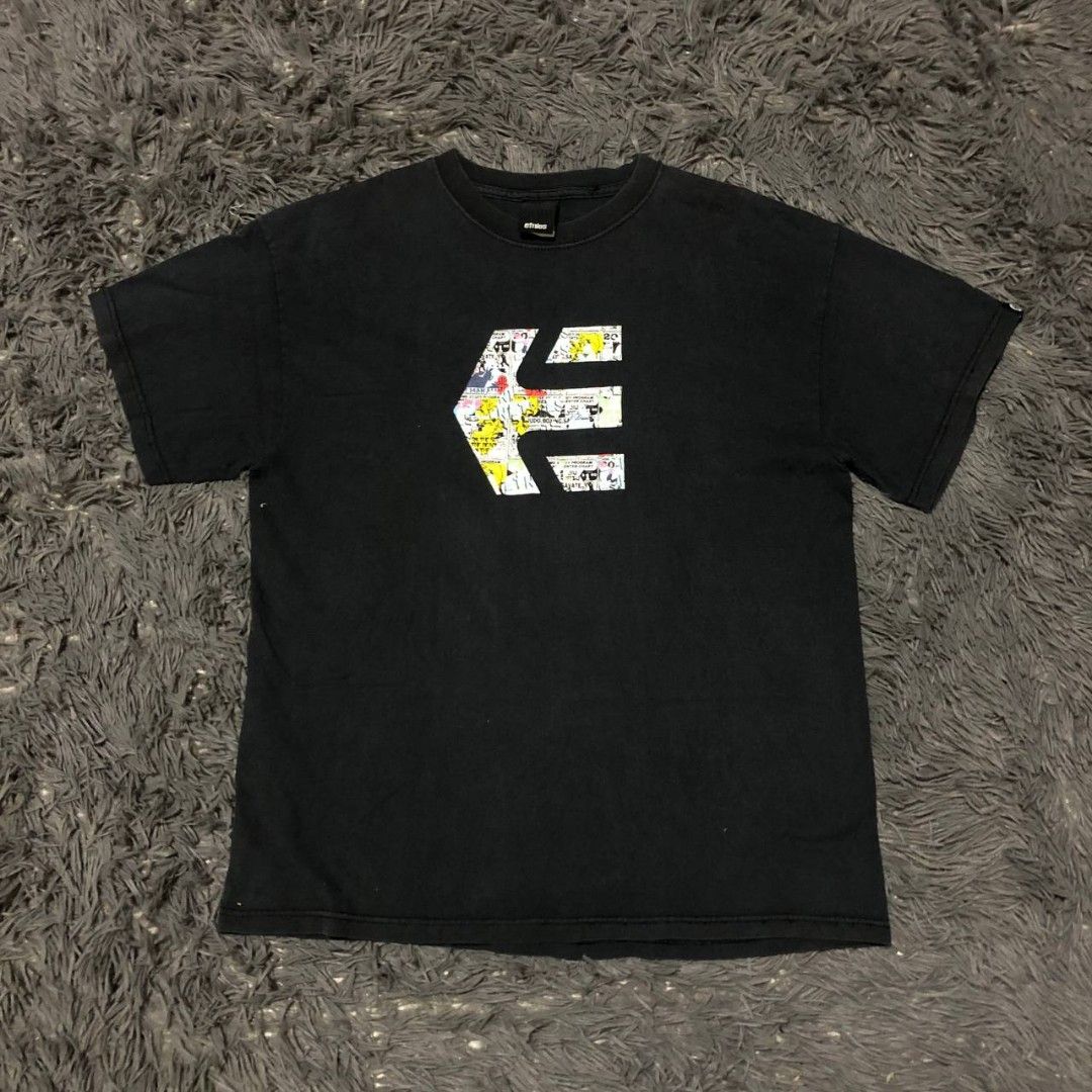 Y2k Etnies Shirt (Category: Tshirts & Polo Shirts ) located in Camiling. Submitted by thriftscape2024 (Listing ID 1467470080, Image 1). Description: Excellent Condition Color rate: 9/10 Issue: ❌❌❌ Dimes: W21xL27.