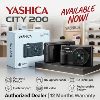 Yashica Auto Focus Film Camera, Photography, Cameras on Carousell