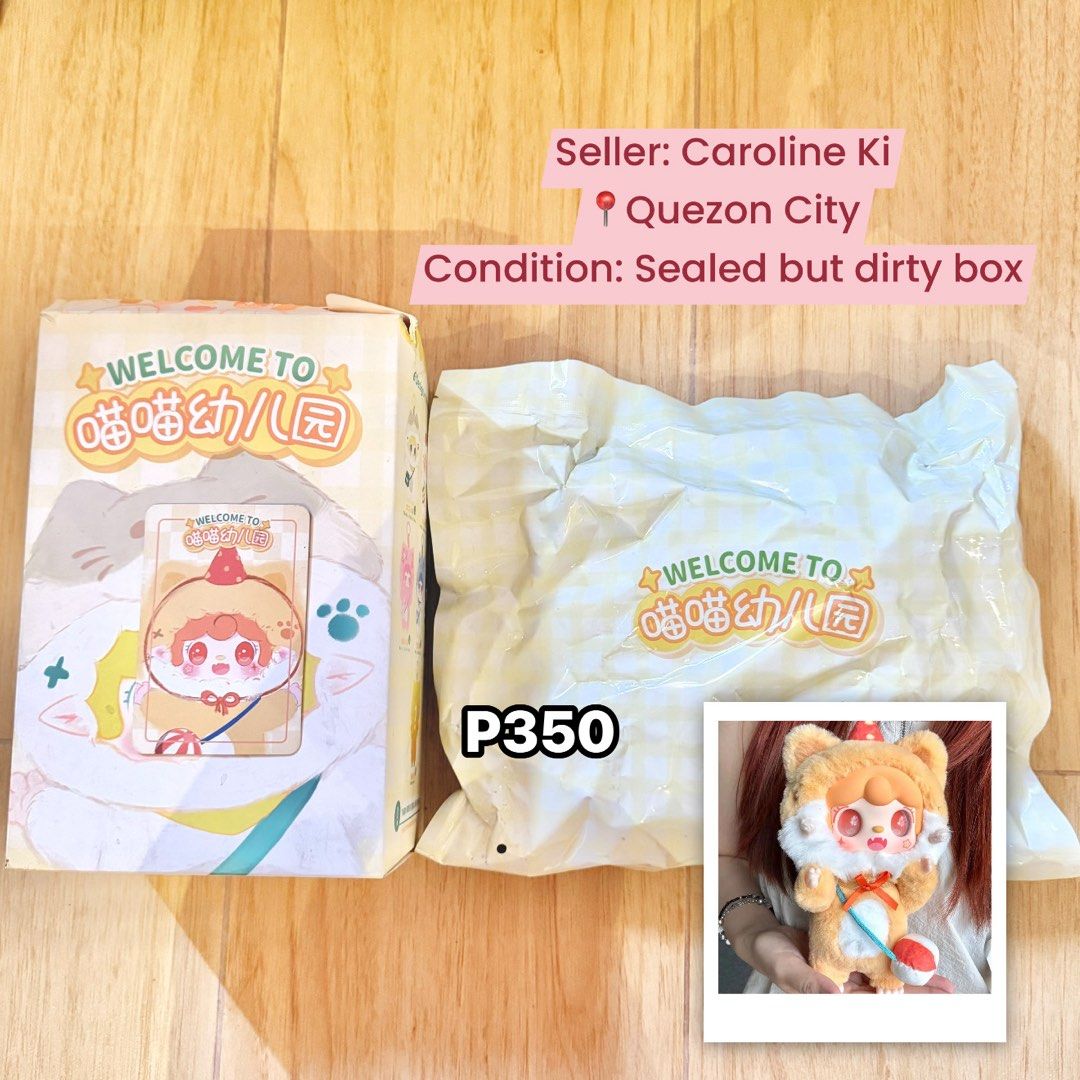 Yooki V2 Happy Little Kitty (Category: Plushies & Soft Toys) located in Quezon City. Submitted by eskyanolvia (Listing ID 1467553424, Image 1). Description: Dirty Box Sealed Foil .