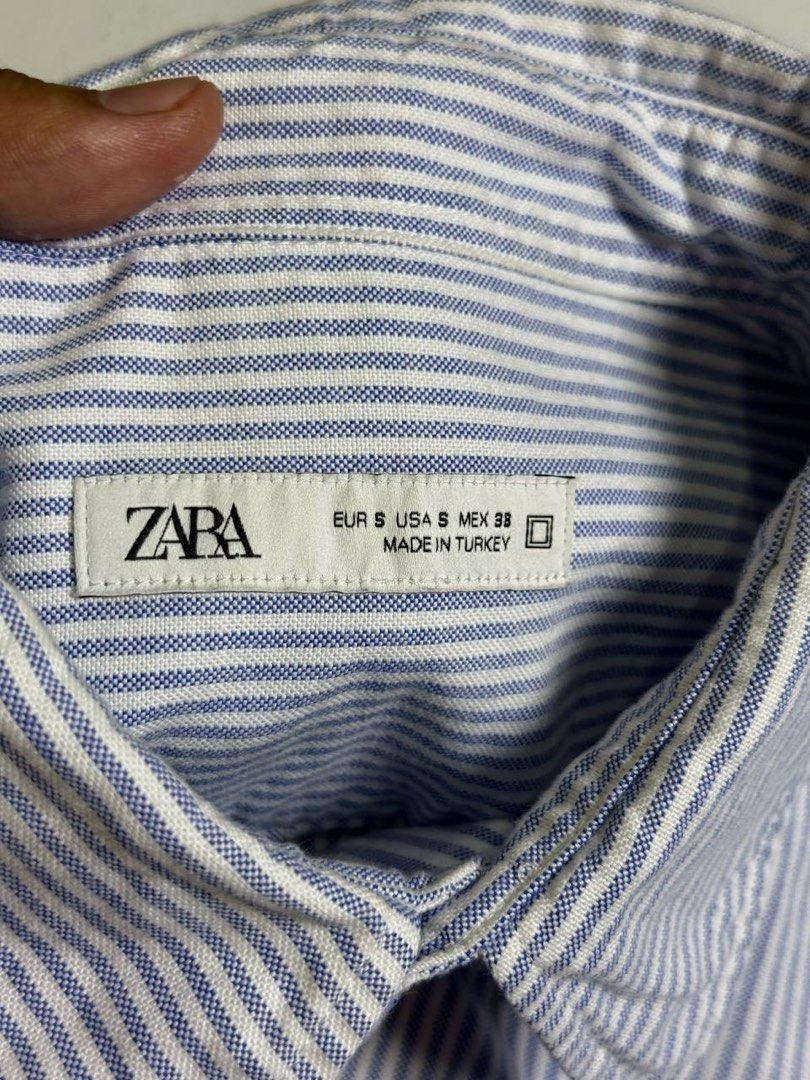 ZARA BOXY BUTTON DOWN (Category: Tshirts & Polo Shirts ) located in Tacloban City. Submitted by coachfinds (Listing ID 1467373076, Image 3). Description: ZARA BOXY BUTTON DOWN SMALL ON TAG BEST FIT BOXY LARGE W 23 X L 27 COLOR RATE: 9.5/10 CONDITION: 9.5/10 MINE: 749.