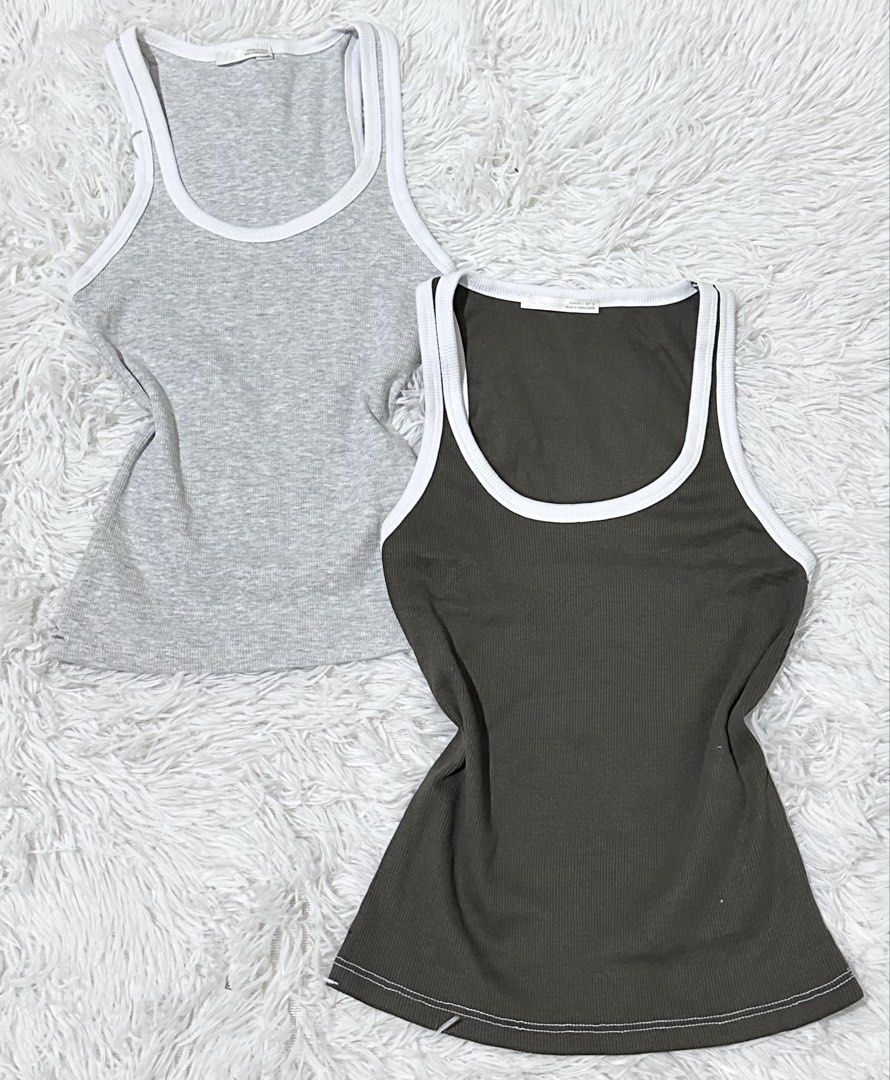 Zara Scoop Neck Sando (Category: Sleeveless) located in Cabanatuan. Submitted by fitsby.el (Listing ID 1467394577, Image 1). Description: 99 EACH brand new over🏃🏻.