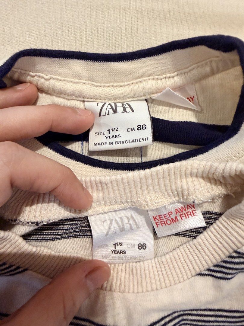 Zara Striped Shirt for 2 y/o (Category: Babies & Kids Fashion) located in Marikina City. Submitted by nicasandoval (Listing ID 1467494252, Image 2). Description: .