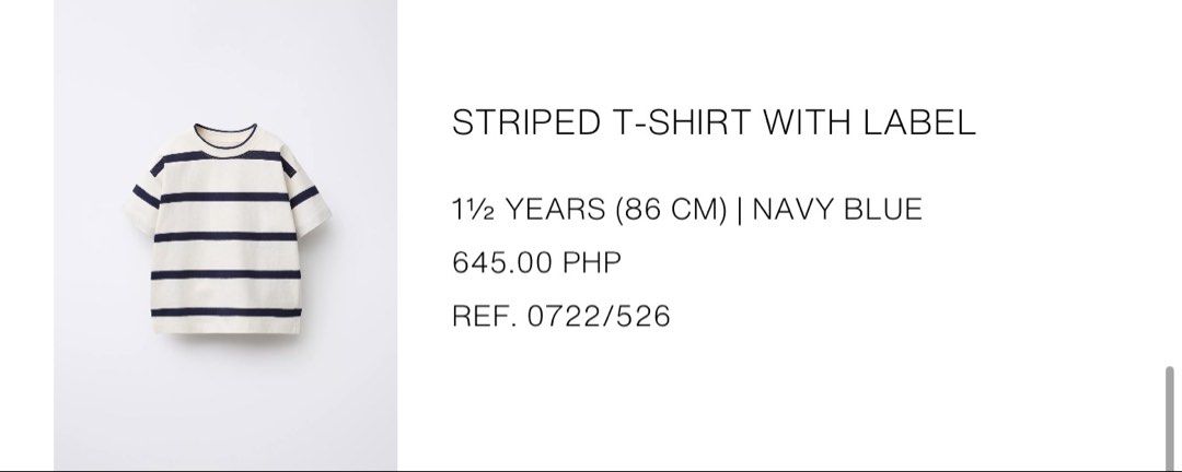 Zara Striped Shirt for 2 y/o (Category: Babies & Kids Fashion) located in Marikina City. Submitted by nicasandoval (Listing ID 1467494252, Image 3). Description: .