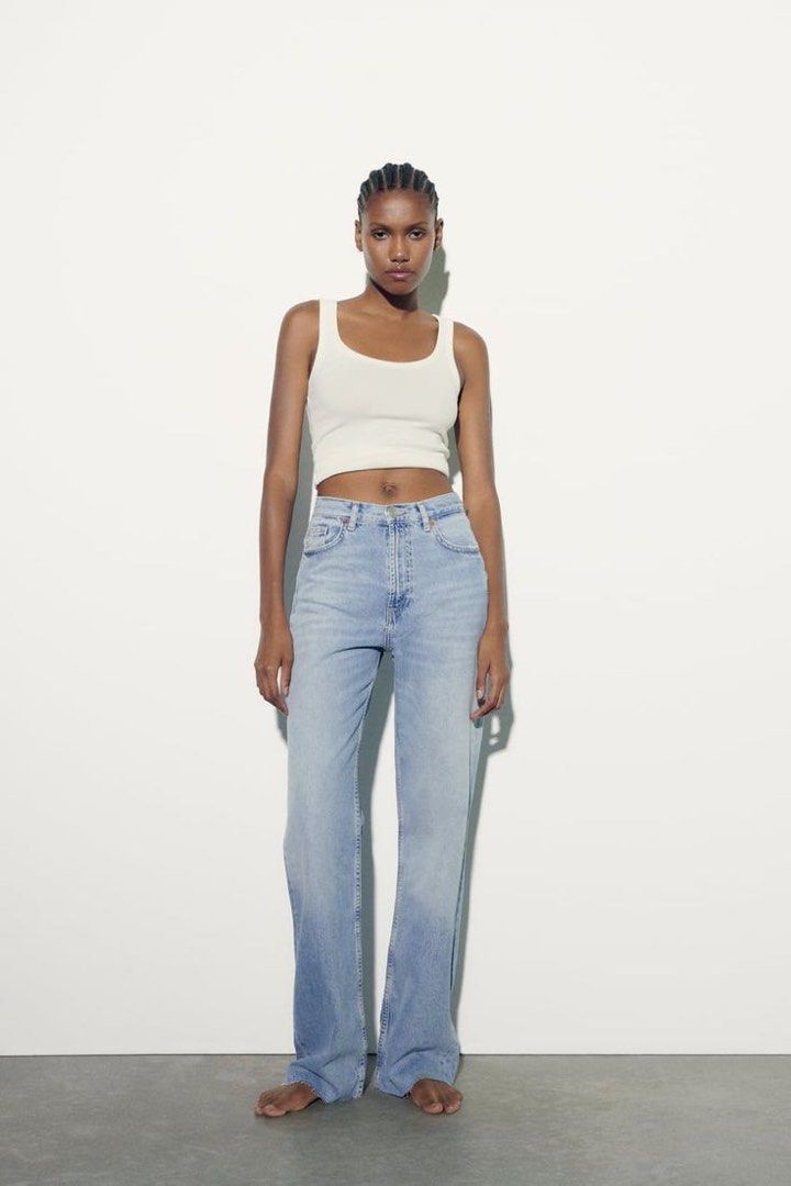 Zara Wide Leg Jeans (Category: Jeans) located in Manila. Submitted by shesells3ashells (Listing ID 1467440810, Image 1). Description: .