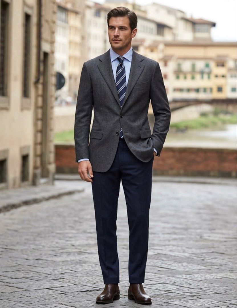 Zegna Blazer Jacket (Category: Coats, Jackets and Outerwear) located in Baguio. Submitted by thecollector2600 (Listing ID 1467370555, Image 1). Description: Pit to pit-19.5” Length-29” Shoulder to shoulder-17” Sleeves-23.5”.