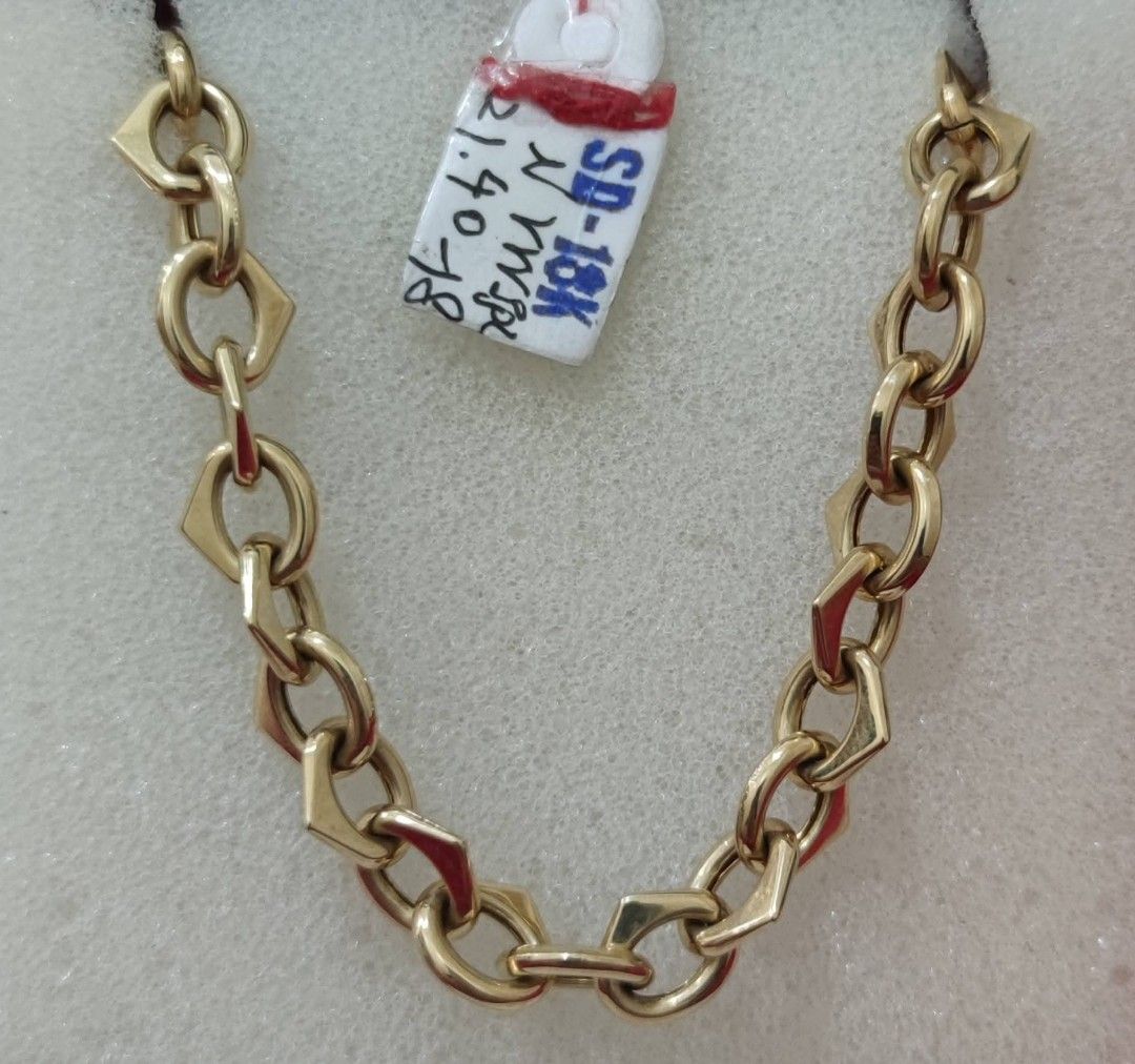 18k Saudi gold necklace (Category: Necklaces) located in Manila. Submitted by bhelgoldseller2ndaccount (Listing ID 1467684691, Image 3). Description: New!!✨New!!✨New!! Authentic 18k Saudi Golds 💯pawnable/naisasanla 💯with high appraisal rate 💯good investment 💯Direct supplier price 👉OPEN for resellers 🌺please take time to evaluate their actual sizes and grams 👉Best panggift for all occasions ✅ Sold per grams not per piece Kya lowest price ✅W