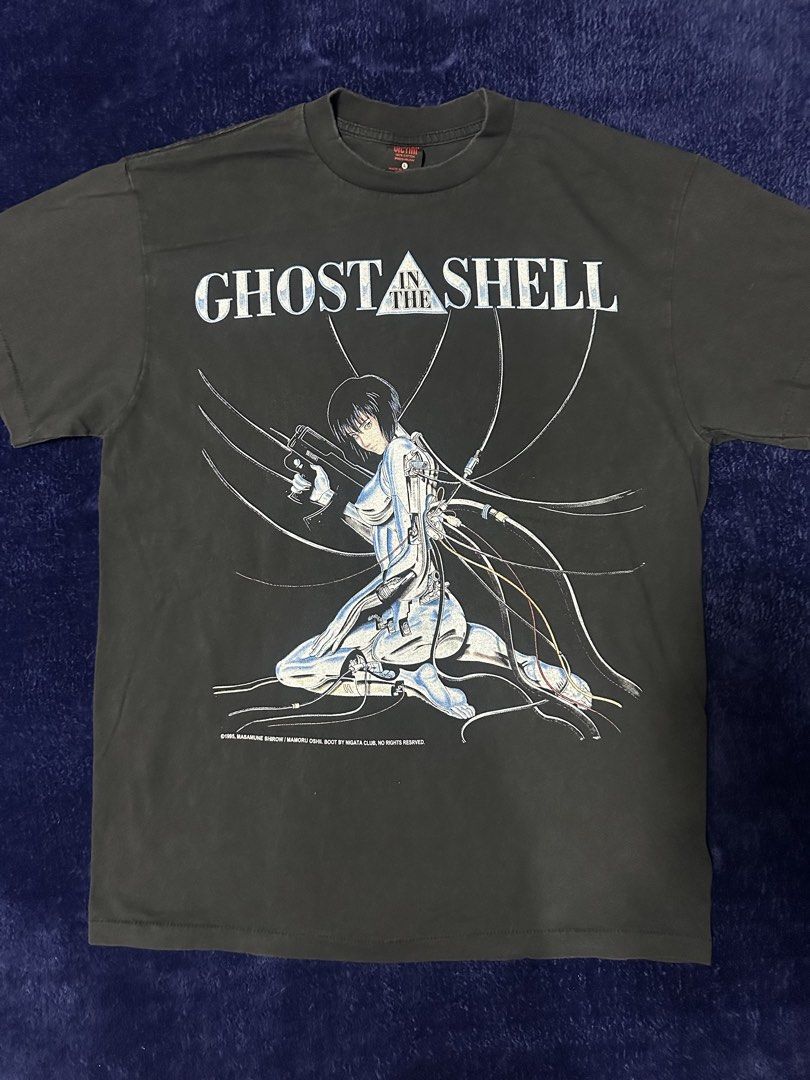 1995 Ghost in the Shell t-shirt (Category: Tshirts & Polo Shirts ) located in Quezon City. Submitted by rackculture (Listing ID 1467615801, Image 1). Description: 👕 Size Large 21.5 width 28.5 length 🧵Single Stitch All the Way 🏷️ Fashion Victim on Tag ₱ 1,500 only 📩 Message us to order .