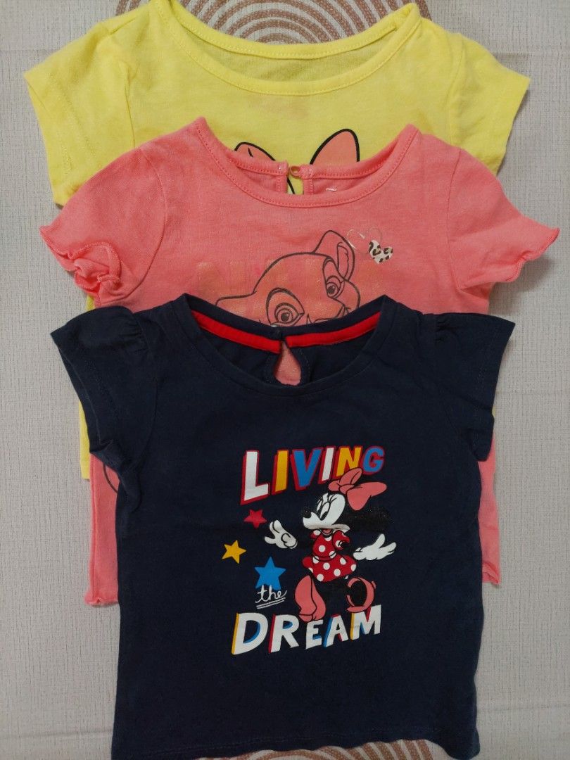 3 pcs Disney kids blouses (Category: Babies & Kids Fashion) located in Taguig. Submitted by thrifthub.ph (Listing ID 1467707034, Image 1). Description: .