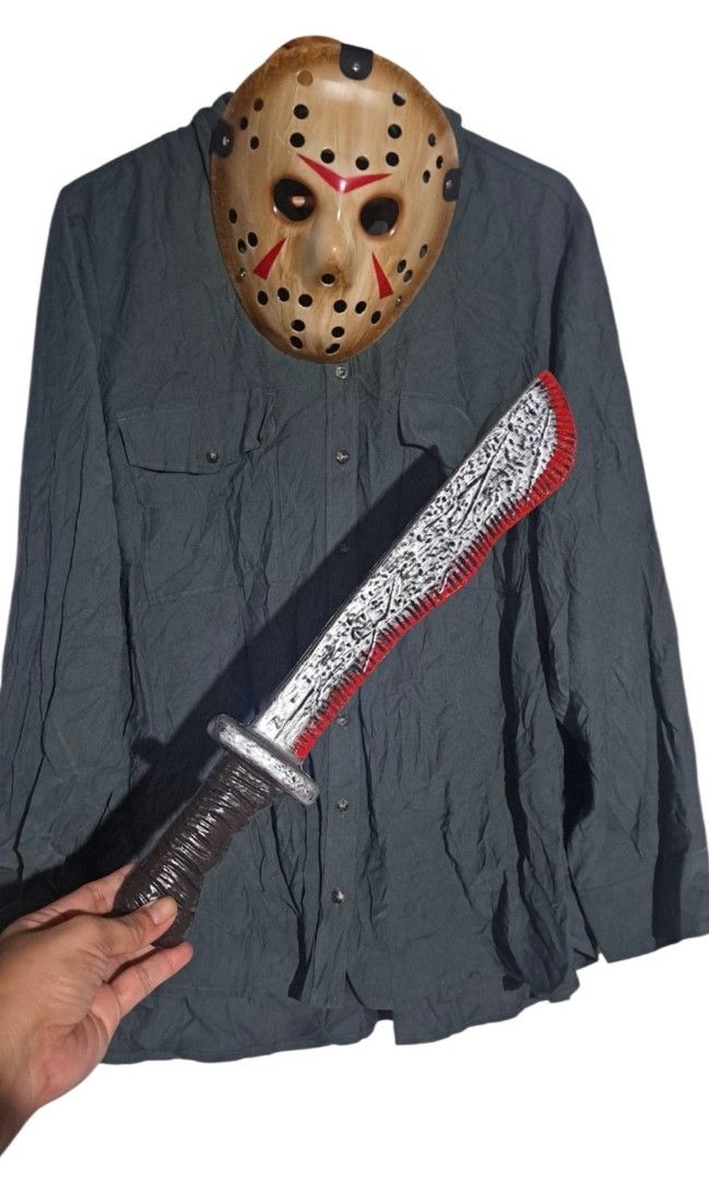 3xl jayson voorhees costume (Category: Activewear) located in Batangas. Submitted by yanaspreloved1 (Listing ID 1467791965, Image 2). Description: Realistic Jayson Voorhees Costume .