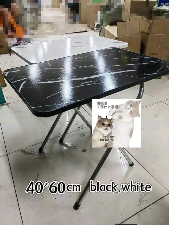 ➖➖➖40*60cm table➖➖ ️ black，white (Category: Announcements) located in Quezon City. Submitted by anghies_shop (Listing ID 1467634148, Image 1). Description: .