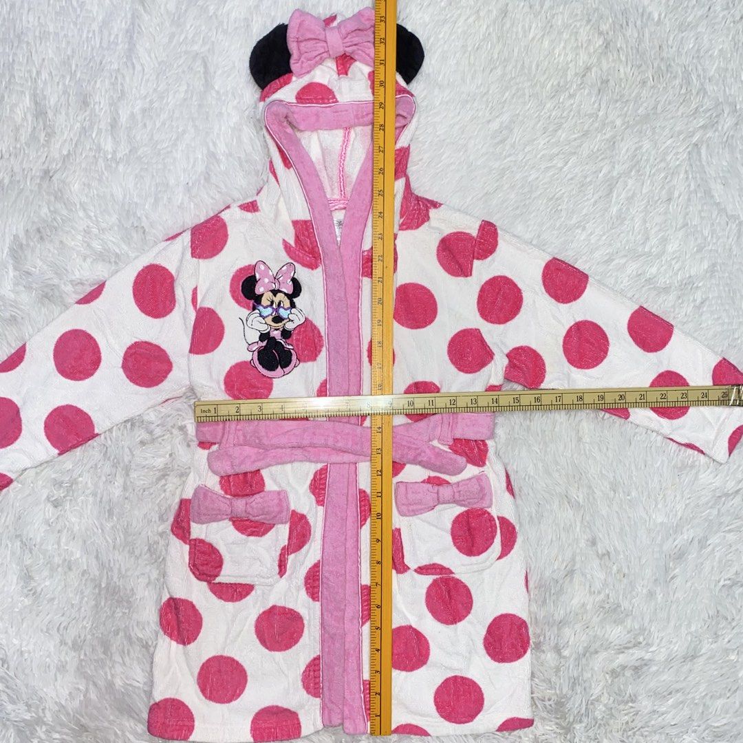 5-6 Years Old Disney Robe Minnie Mouse Polka Pink Black White Blazer Jacket Luxury Girl Baby Kids Original (Category: Babies & Kids Fashion) located in Bulacan. Submitted by jexmd (Listing ID 1467751908, Image 2). Description: .