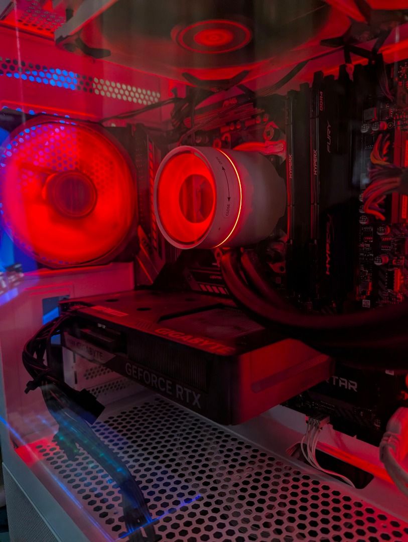 5700X + 5060 (Category: Desktops) located in Rizal. Submitted by mltech (Listing ID 1467647428, Image 1). Description: MLTECH “COOKIES ’N CREAM V2” PC BUILD MAIN BUILD • CPU: AMD Ryzen 7 5700X • Motherboard: MSI MAG Mortar B550M • GPU: Gigabyte RTX 5060 Eagle OC 8GB • RAM: Kingston HyperX Fury 16GB (2×8GB) DDR4 3200MHz • Storage: 240GB SSD + 1TB HDD Bundle • PSU: Seasonic S12II 520W 80+ Bronze • Case & Cooling: White Acer V920 mATX Case + DeepCoo