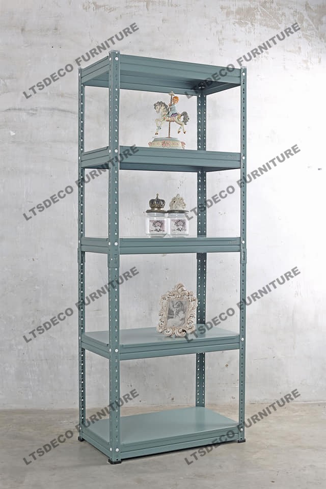 5-TIER METAL DISPLAY SHELVING RACK OFFICE PARTITION, Furniture & Home ...