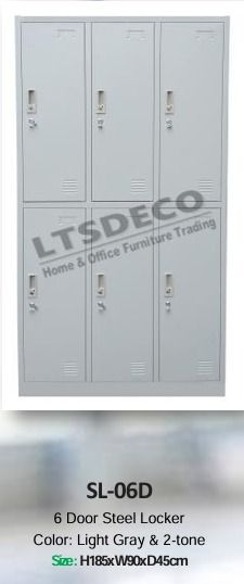 6 Door Steel Locker (Category: Announcements) located in Quezon City. Submitted by trisha430 (Listing ID 1467643261, Image 1). Description: LTSDECO Home and Office Furniture Trading MANUFACTURER • FABRICATOR • SUPPLIER Looking for office furniture, modular partitions, workstations, or customized furniture? We can help! LTSDECO Home and Office Furniture Trading is trusted manufacturer, fabricator, and supplier of quality office furniture, fixture,