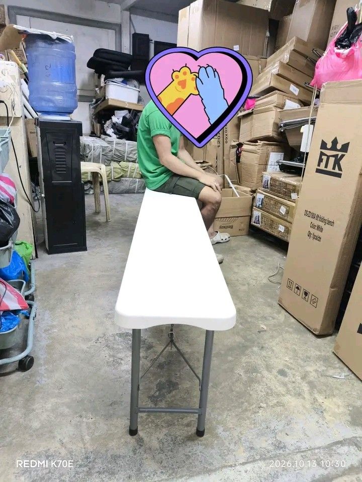 6ft bench chair (Category: Announcements) located in Quezon City. Submitted by anghies_shop (Listing ID 1467630353, Image 2). Description: .
