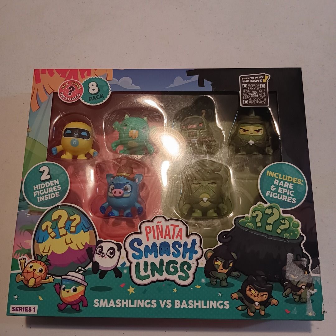 8 Pack Piñata SmashLings Series 1 (Category: Designer & Blind Box Toys) located in Cainta. Submitted by watchmanart (Listing ID 1467725411, Image 3). Description: Series 1: Piñata SmashLings 8 Pack Smashlings vs Bashlings Items are as is, new and unopened. what you see is what you get. Shipping via JNT or Lalamove. Meetup if near San Mateo, Rizal..