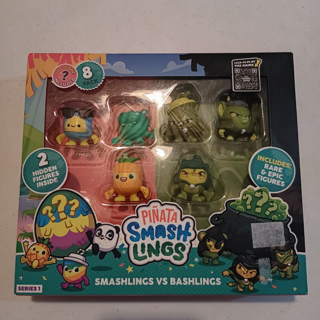 8 Pack Piñata SmashLings Series 1 (Category: Designer & Blind Box Toys) located in Cainta. Submitted by watchmanart (Listing ID 1467725411, Image 1). Description: Series 1: Piñata SmashLings 8 Pack Smashlings vs Bashlings Items are as is, new and unopened. what you see is what you get. Shipping via JNT or Lalamove. Meetup if near San Mateo, Rizal..