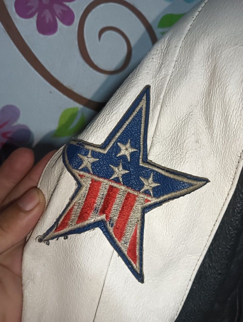 90'S USA LEATHER BOMBER JACKET (Category: Coats, Jackets and Outerwear) located in Taguig. Submitted by dandanathriftshop (Listing ID 1467709265, Image 3). Description: VERYGOOD CONDITION FOR A VINTAGE PIECE FROM 90'S JACKET SEE PICTURES FOR OTHER SIGN OF USAGE LARGE ON TAG 24 WIDTH 26 LENGTH DM 📥.