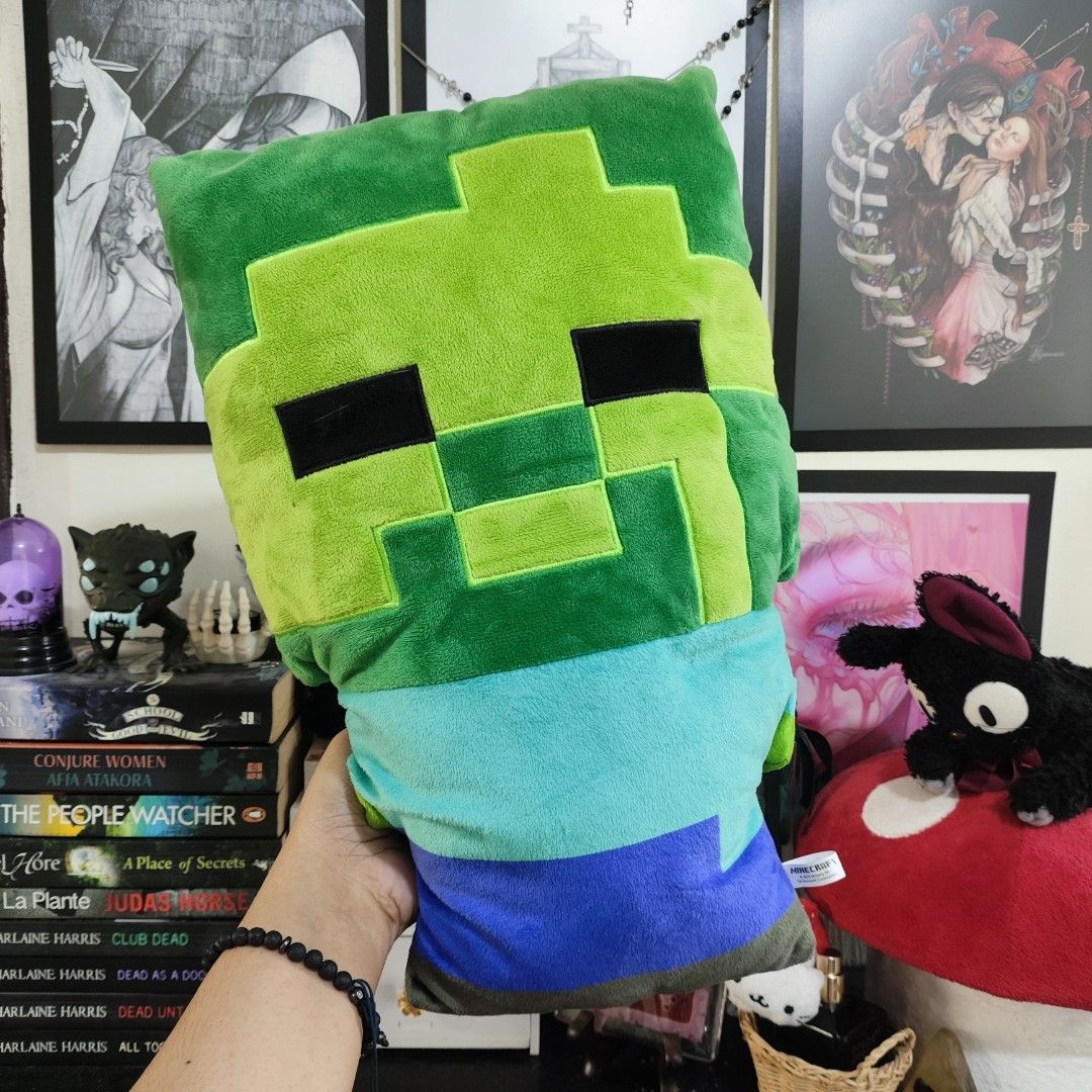 ✦ Minecraft (MC/Mojang) Zombie Cushion Plush ✦ (Category: Plushies & Soft Toys) located in Santa Rosa. Submitted by rusalkascottage (Listing ID 1467644430, Image 2). Description: ୨୧ ───────────── ୨୧ P280 GC@@@sh P380 COD / PayLater ♡ Cushion plush ♡ WYSIWYG ♡ Good condition ♡ Onhand & ready to ship ୨୧ ───────────── ୨୧ ✦ FAQs ✧ Location: Sta. Rosa, Laguna ✧ Shipping starts at P36 ✧ COD price is adjusted due to platform fees. Vouchers may be used i