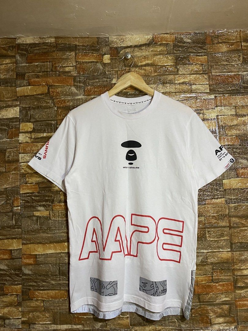 AAPE BY BATHING APE UNVS SHIRT (Category: Tshirts & Polo Shirts ) located in Cebu City. Submitted by arsenyong (Listing ID 1467751294, Image 1). Description: 19 by 28 Very good condition 9.5/10 color ate Cut neck tag Issue: last pic Need wash only .